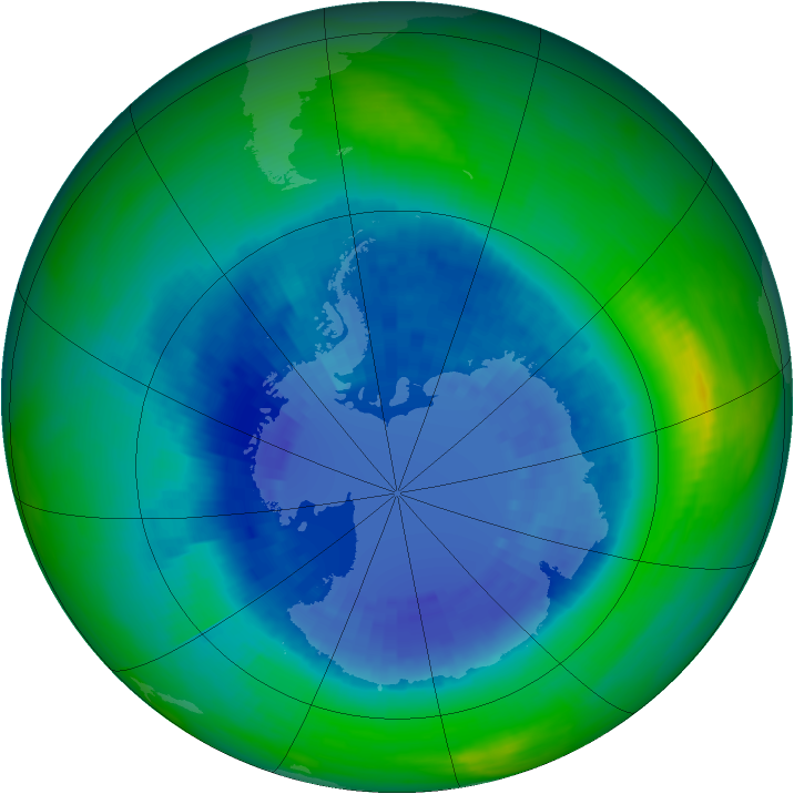 Ozone Map 1989-09-06